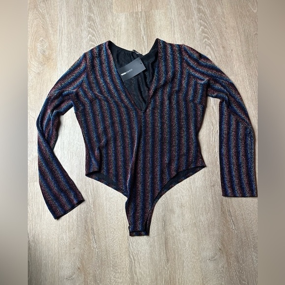 FASHION NOVA, body suit, rainbow KARMA, 2XL - Picture 2 of 3